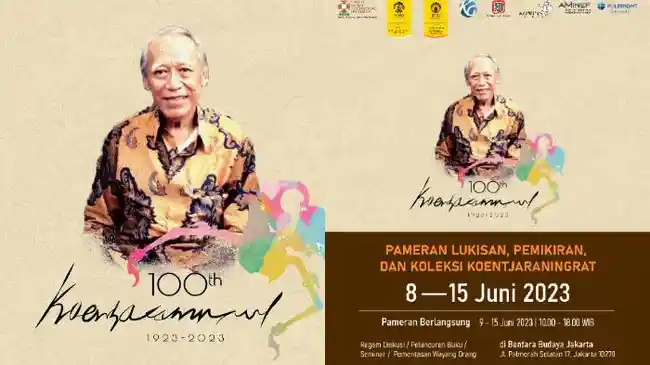 Pameran Budaya dan Seni Peringatan 100 Tahun Koentjaraningrat Digelar 8-15 Juni 2023