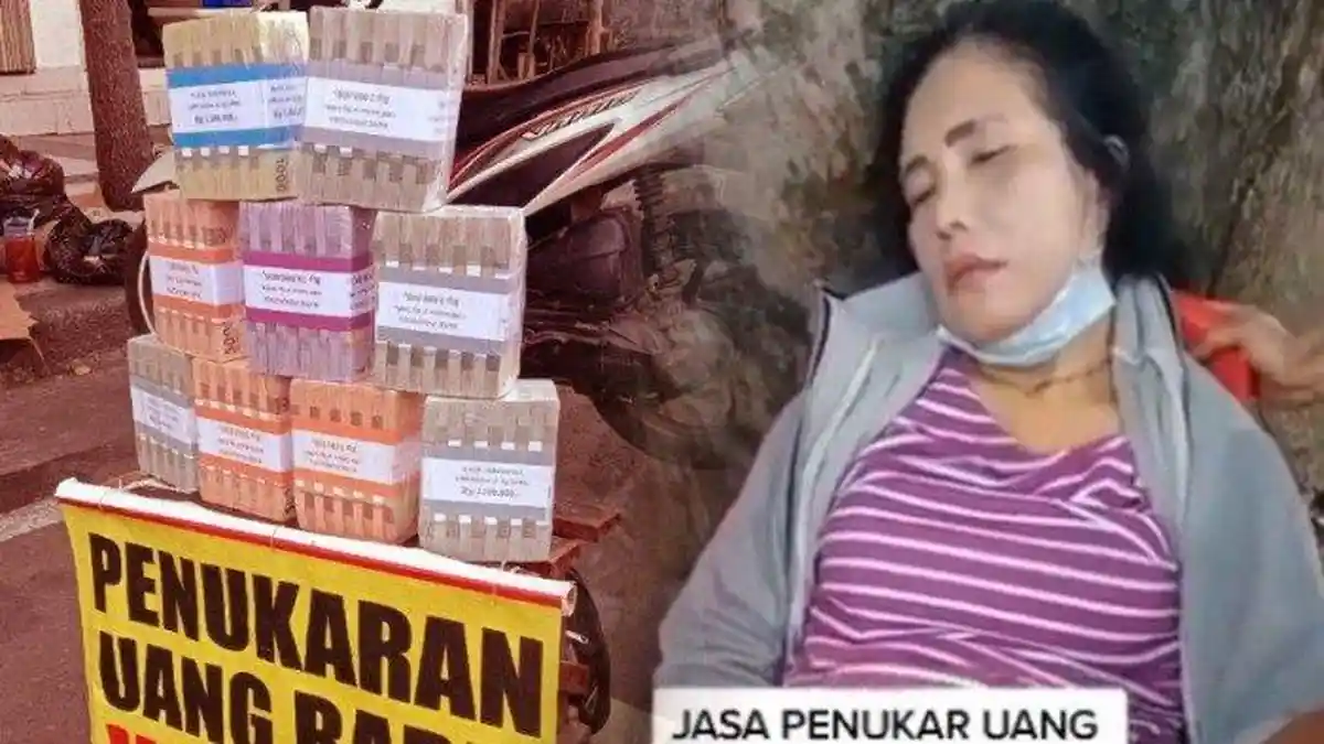 Pingsan di Pinggir Jalan, Video Ibu Penjual Jasa Tukar Uang Viral, Uang Rp30 Juta Raib Dirampok