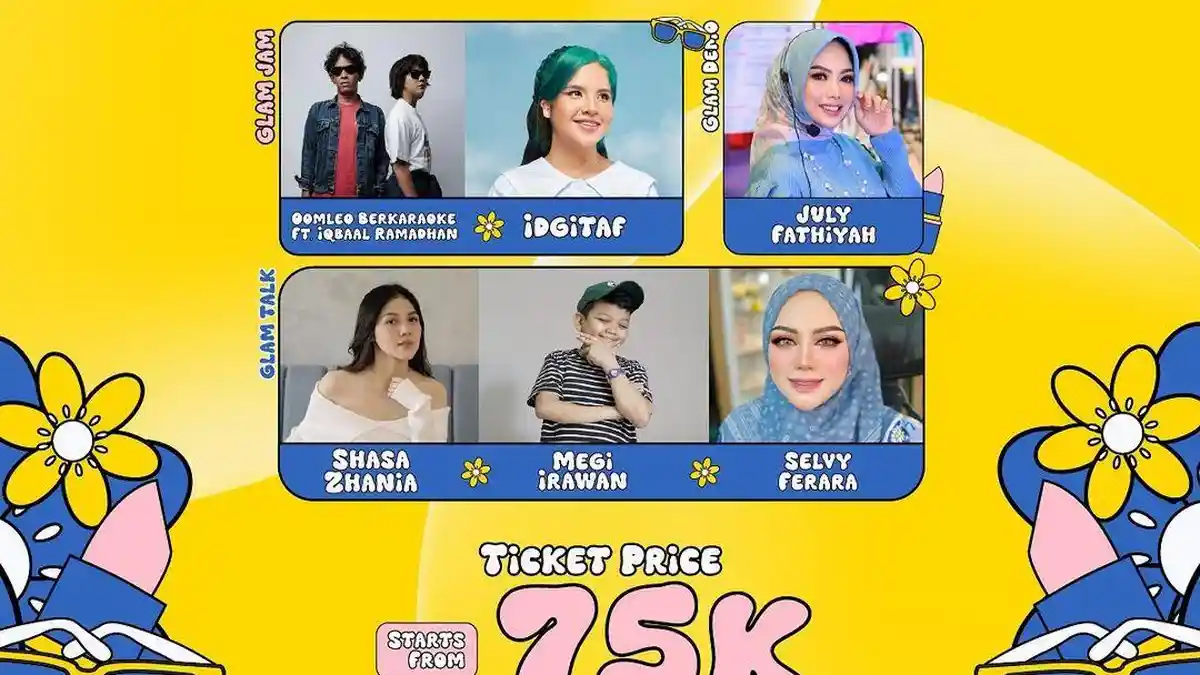 Rp 40 Ribu Bisa Nonton Konser Iqbal Ramadhan-Igditaf di Glam Space, Bisa Berburu Kosmetik Juga