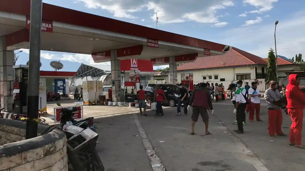 Hampir 90 Persen SPBU Palu-Donggala Beroperasi
