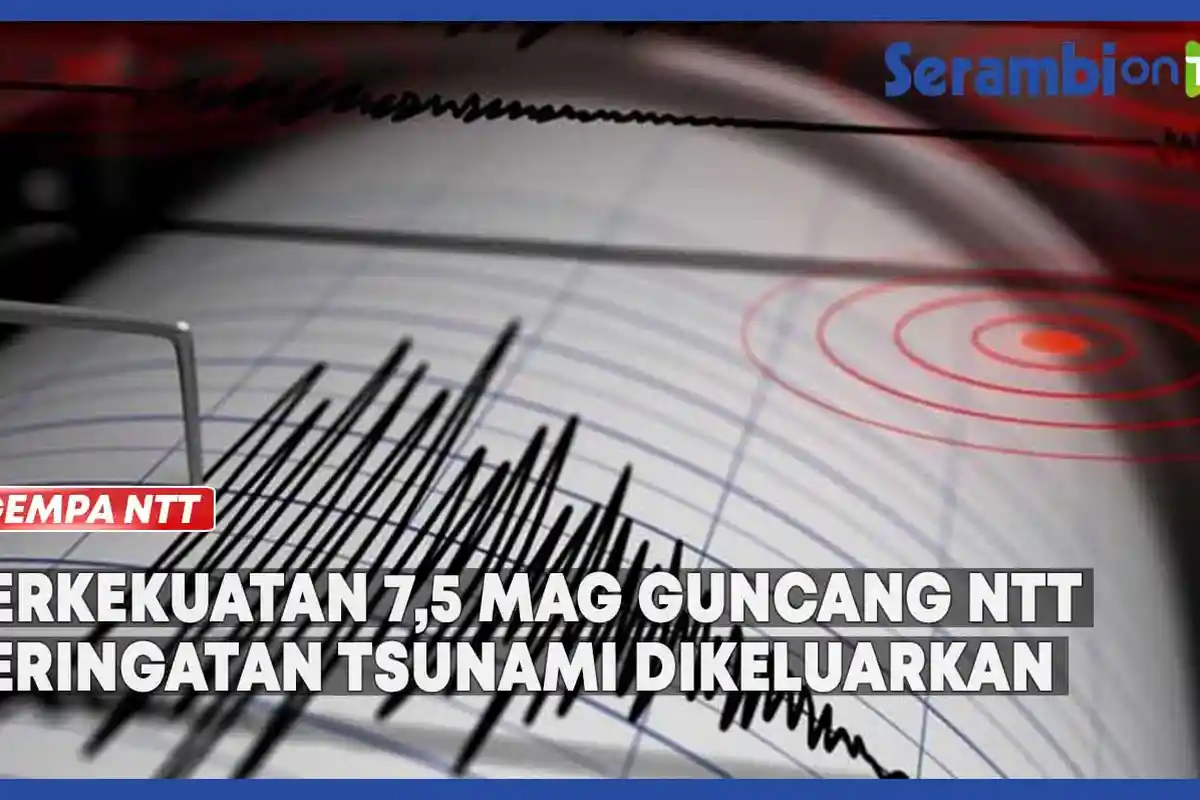 Warga Panik Berlarian, Plafon Kantor Bupati Ende Roboh Saat Gempa