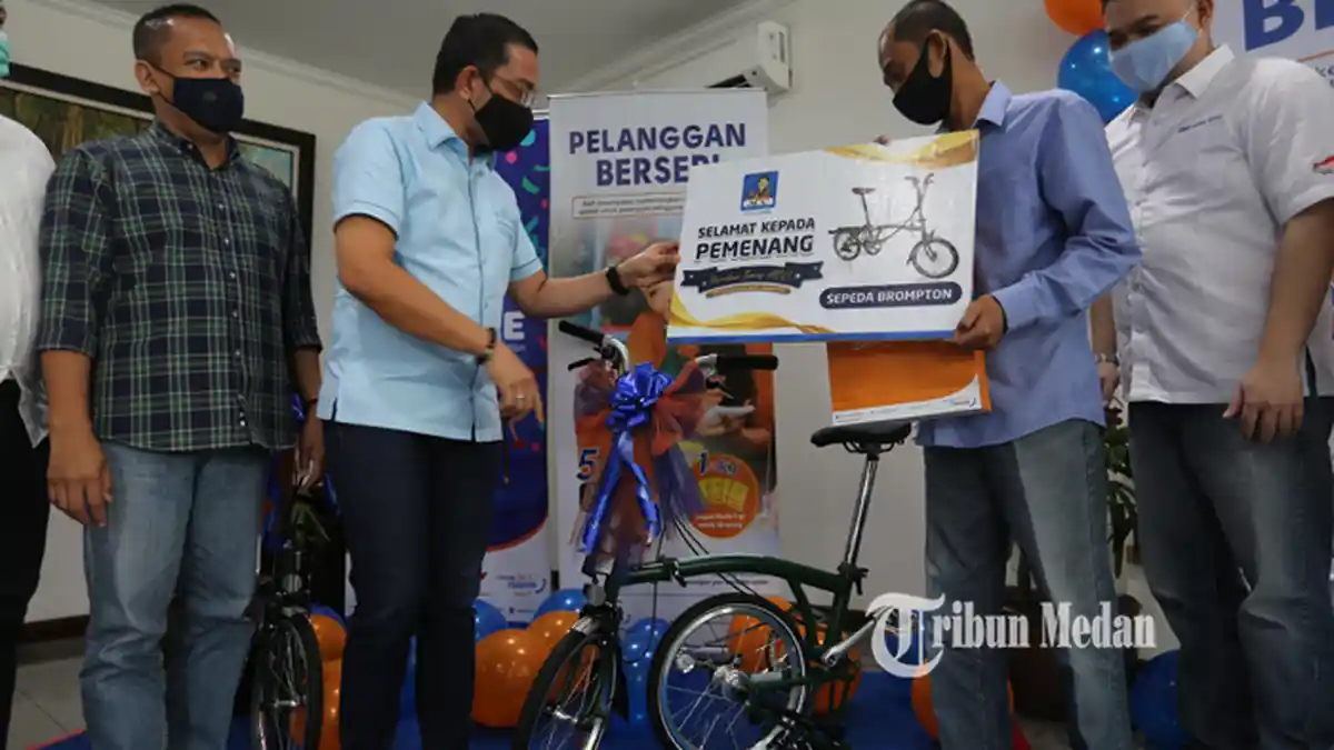 BERITA FOTO Alhamdulillah, Dapat Hadiah Utama Sepeda Brompton