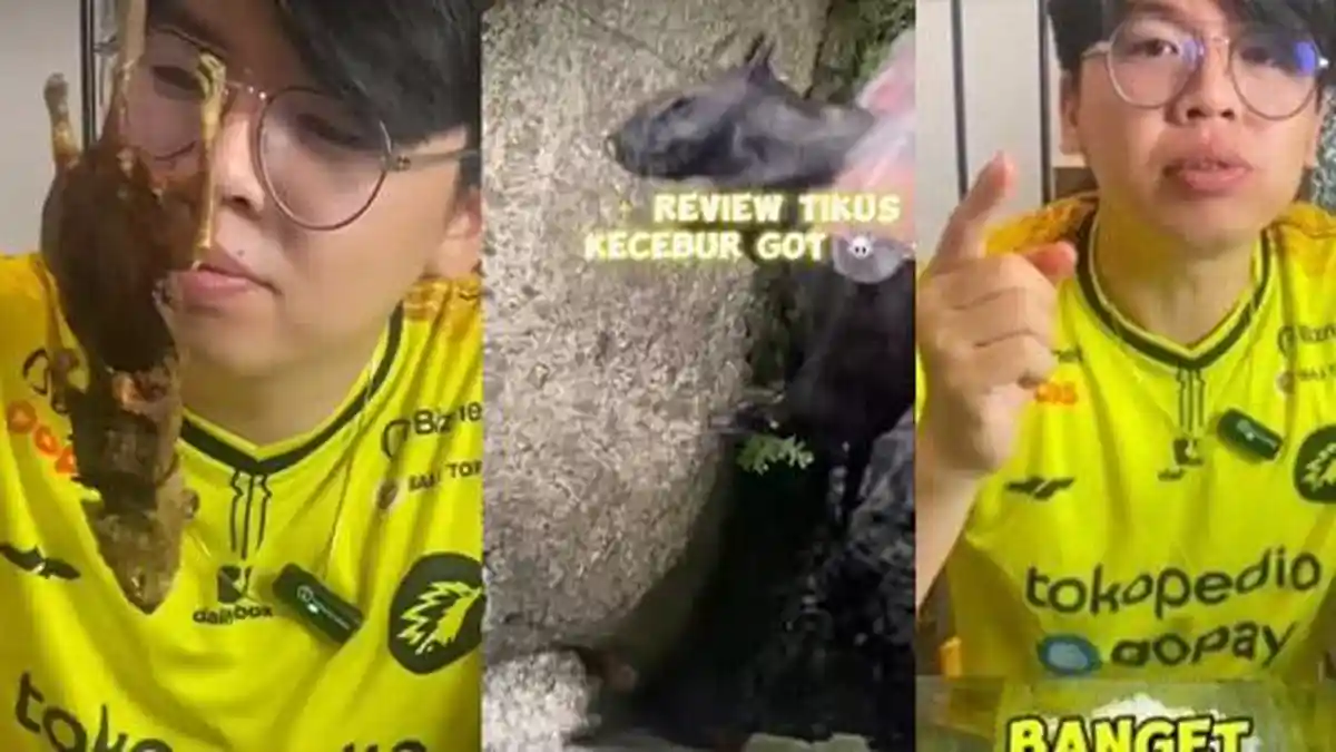 SOSOK Tiktoker Danceuobob Review Makan Tikus Got Goreng, Pernah Bikin Konten Pangsit Cicak Kelabang