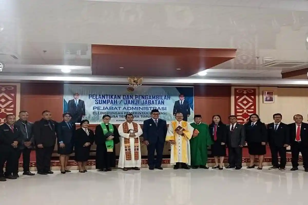 Wagub NTT Josef Nae Soi Lantik 58 Penjabat Administrasi