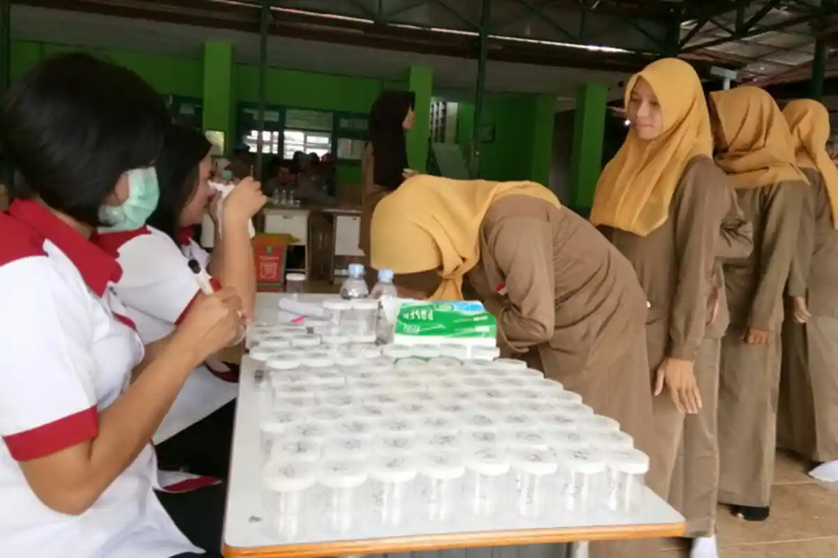 Tiga Pelajar SMAN 1 Tenggarong Absen Saat Tes Urine