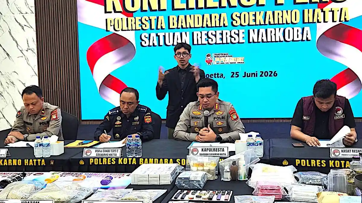 Polresta Bandara Soetta Bongkar Pabrik Vape Ganja di Bali, Omzet Capai Rp 360 Miliar - Wartakotalive.com