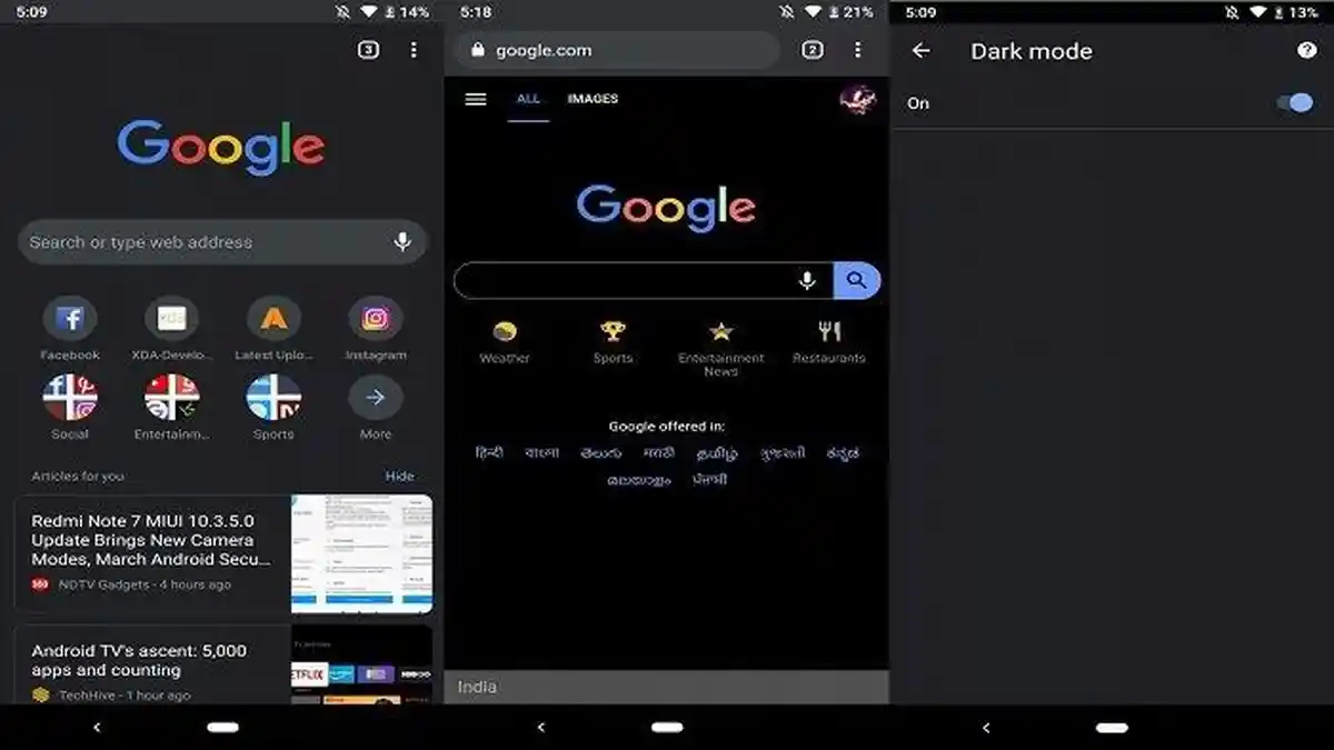 Update Terbaru Google Chrome Android, Opsi Password Generator dan Dark Mode Terbaru di Menu Setting