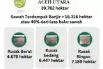 Rehab Sawah Terdampak Banjir di Aceh Utara Dimulai, Tahap Awal Sasar 1.093 Hektare