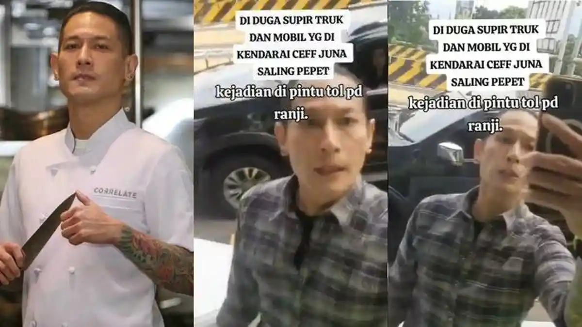 5 Momen Chef Juna Ngamuk ke Sopir Truk di Gerbang Tol, Sempat Damai Tapi Ribut Lagi, Ini Sebabnya