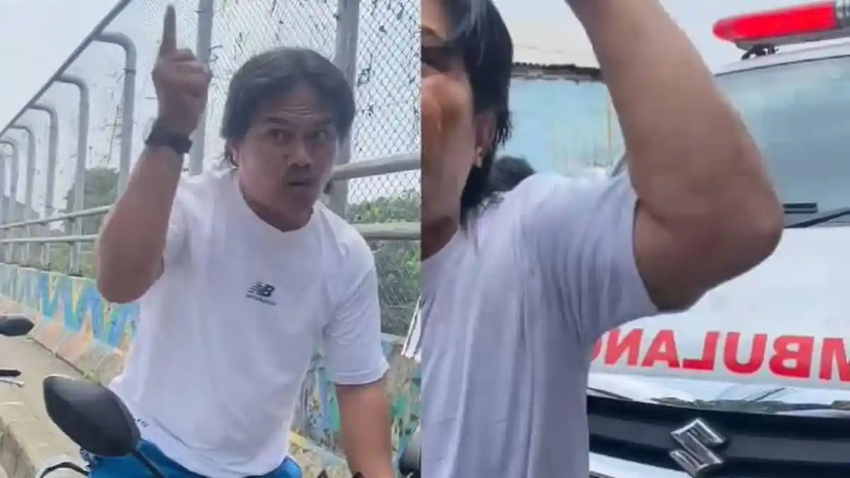 Terganggu Suara Sirine, Pria di Depok Adang dan Tendang Ambulans yang Hendak Jemput Pasien