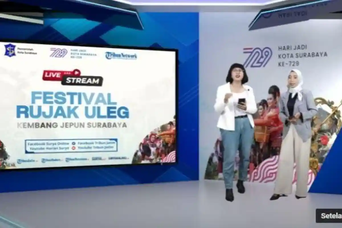 Link Live Streaming Festival Rujak Uleg Surabaya 2022 Hari Ini dan Informasi Lokasi Parkir