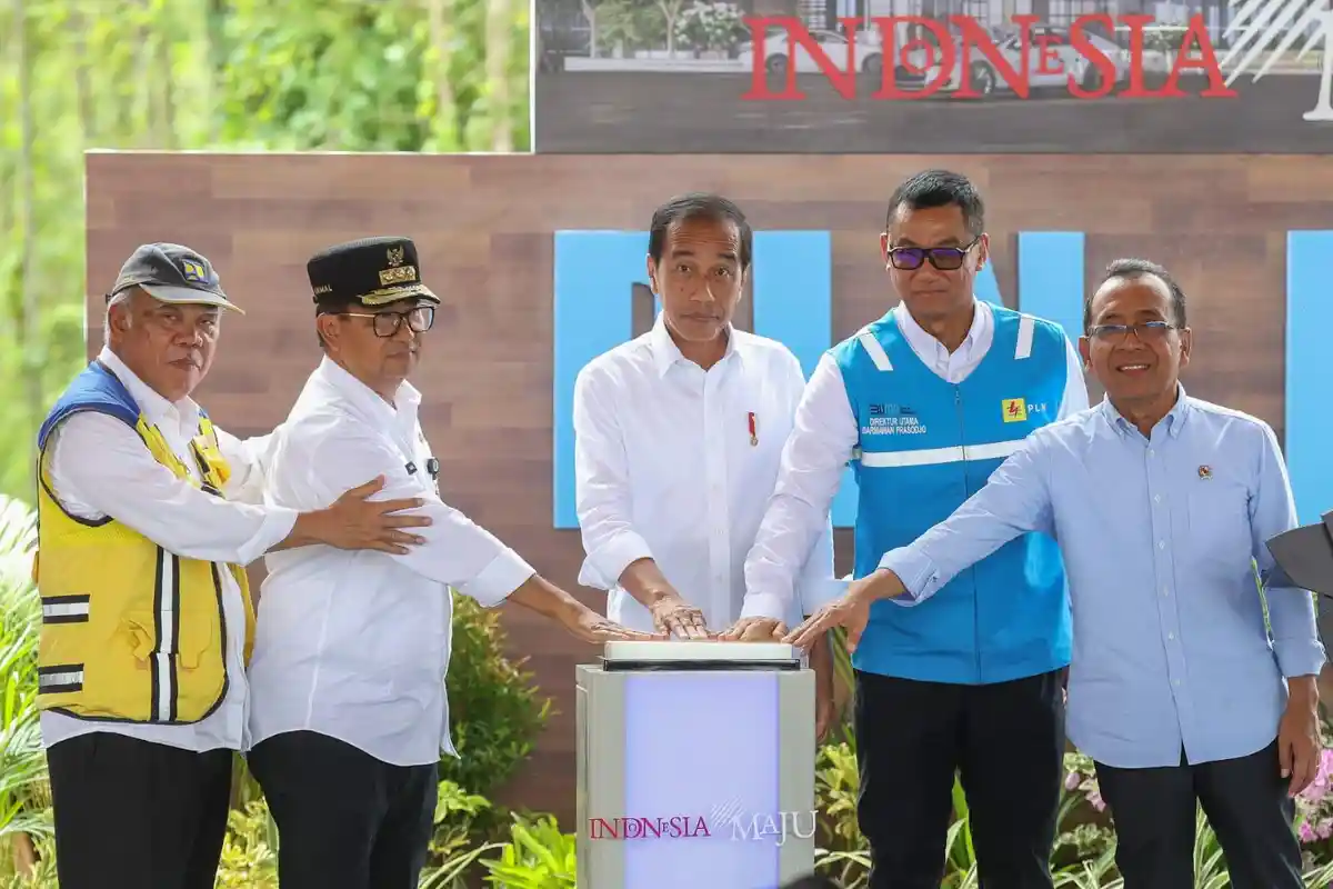 Presiden Tandai Pembangunan PLN Hub, Pusat Ekosistem Transisi Energi dan Layanan Digital di IKN
