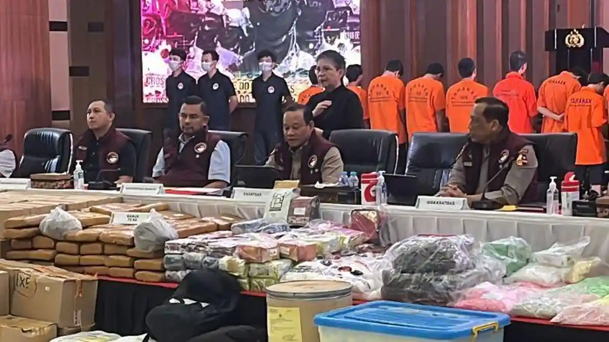 Polri Bakal Miskinkan Kurir dan Bandar Narkoba dengan Pasal Pencucian Uang