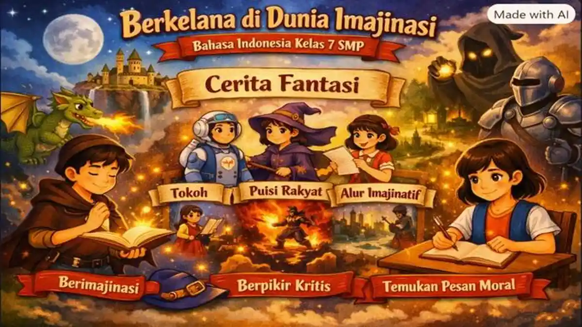 10 Soal HOTS Bahasa Indonesia Kelas 7 SMP Bab 2 Berkelana di Dunia ...