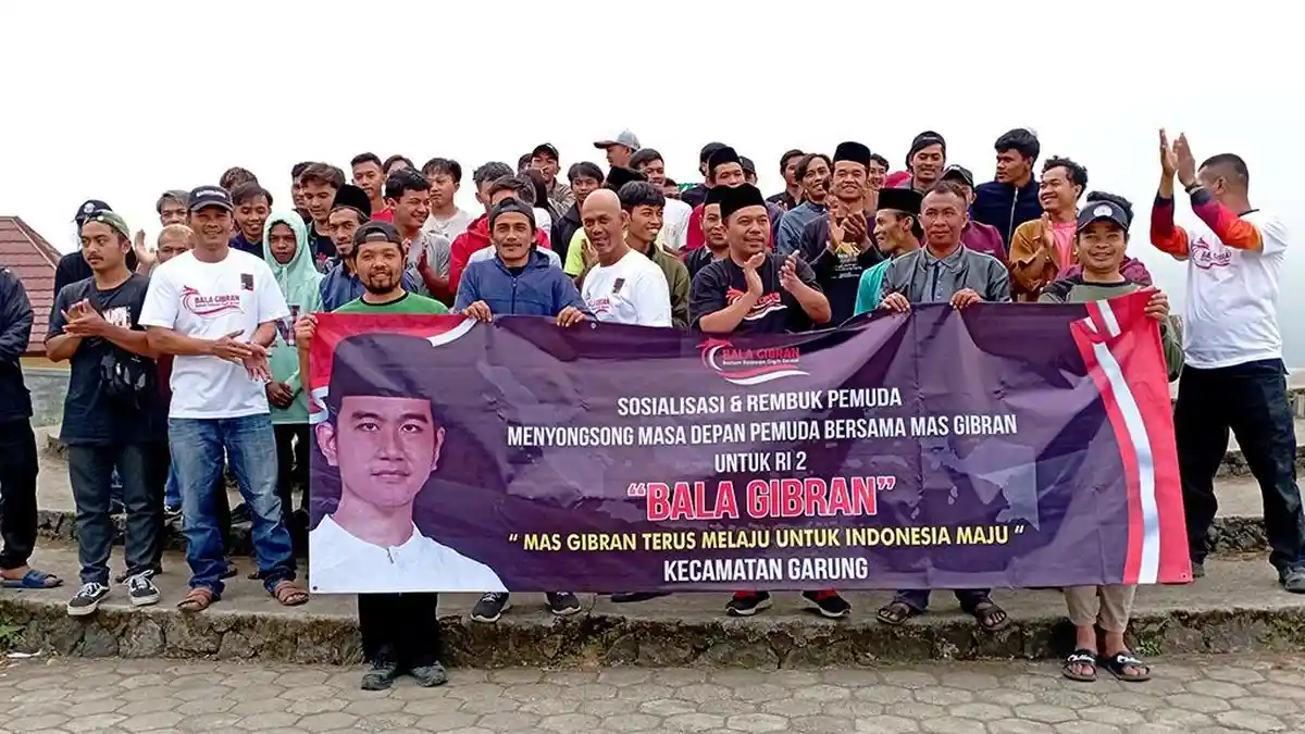 Bala Gibran Wonosobo Minta Putra Jokowi Jadi Wapres 2024