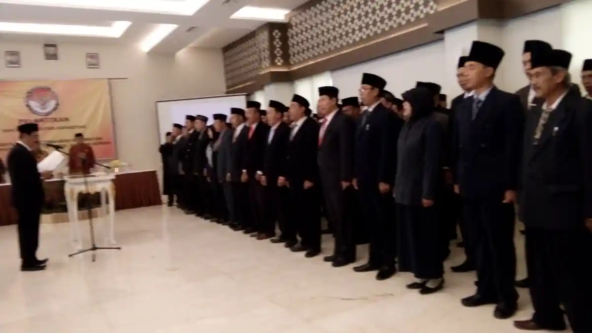 60 Petugas Panwascam Kendal Hari ini Dilantik