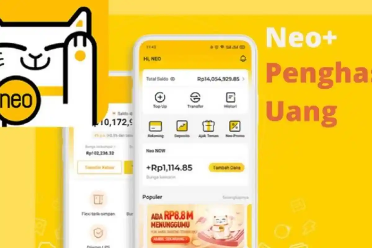 Cara Mudah Cuan Rp 200 Ribu Sehari Pakai Aplikasi Penghasil Uang Neo+, Cocok untuk Pemula