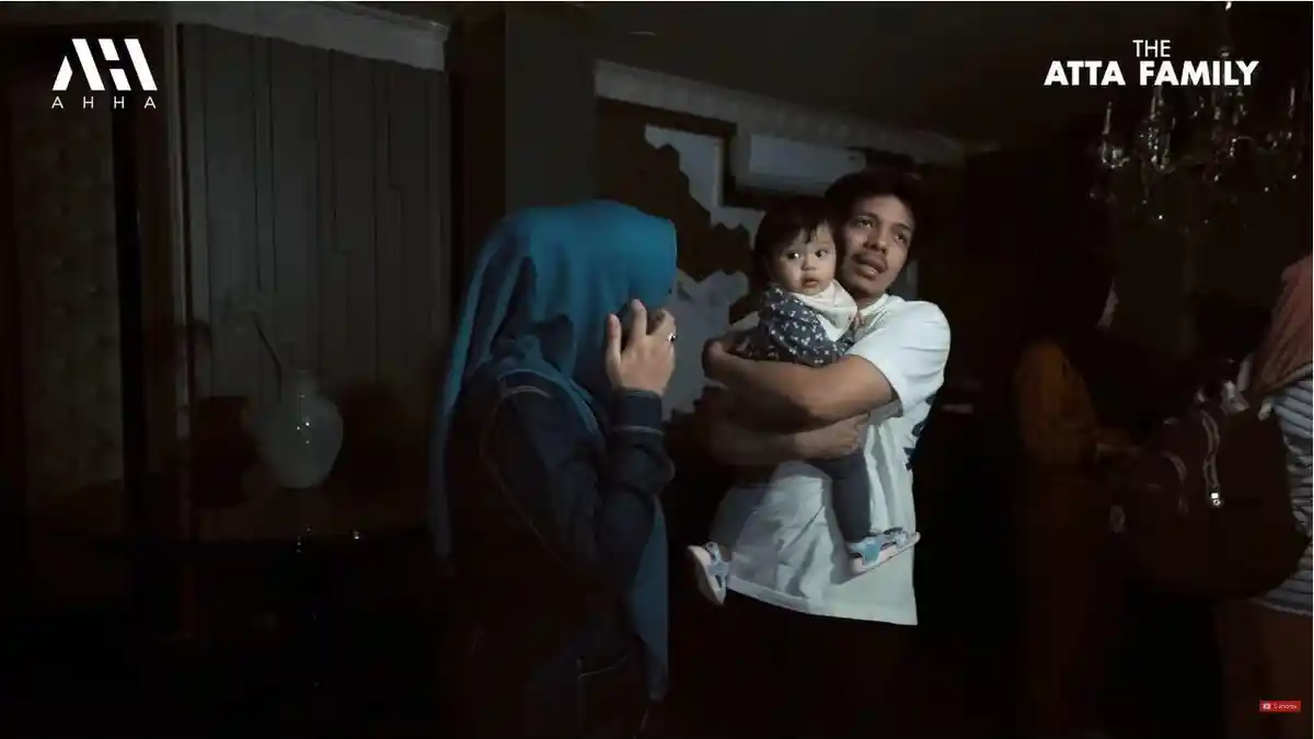 Atta Halilintar dan Aurel Panik Cari Ameena Saat Mati Lampu di Kediaman Ashanty