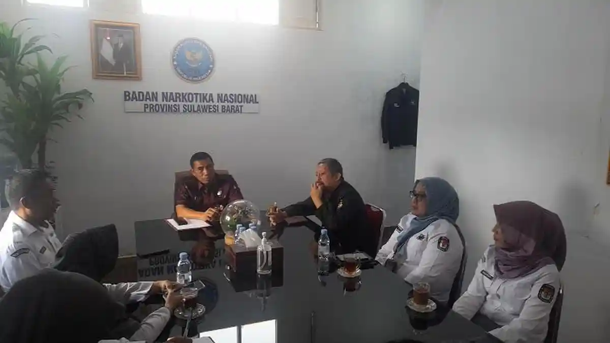 Tahapan Pendaftaran DPD hingga DPRD, KPU Sulbar Datangi Kantor BNN Sulbar