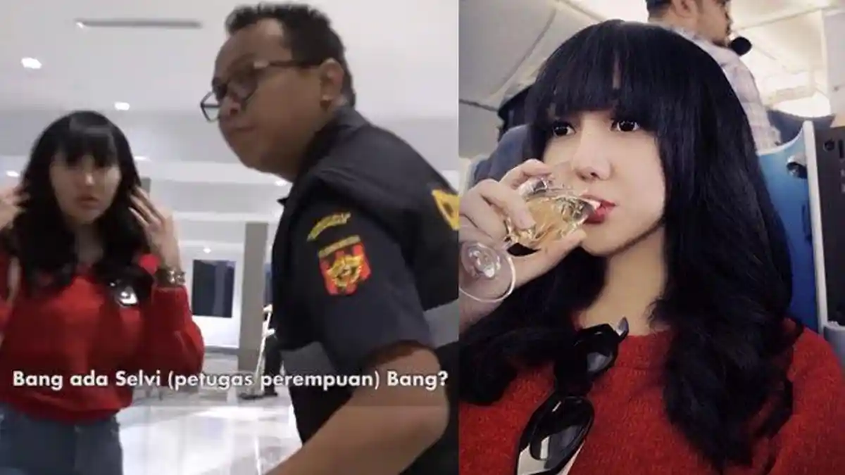 Video Lucinta Luna Diperiksa Petugas Bandara, Begini Reaksinya Saat Dipanggil dengan Sebutan Ibu