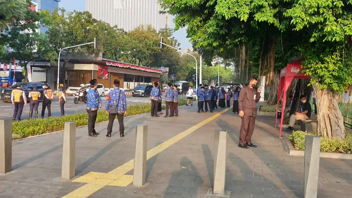 Telat Datang, Puluhan ASN DKI Tak Jadi Ikut Upacara Bendera HUT ke-77 RI