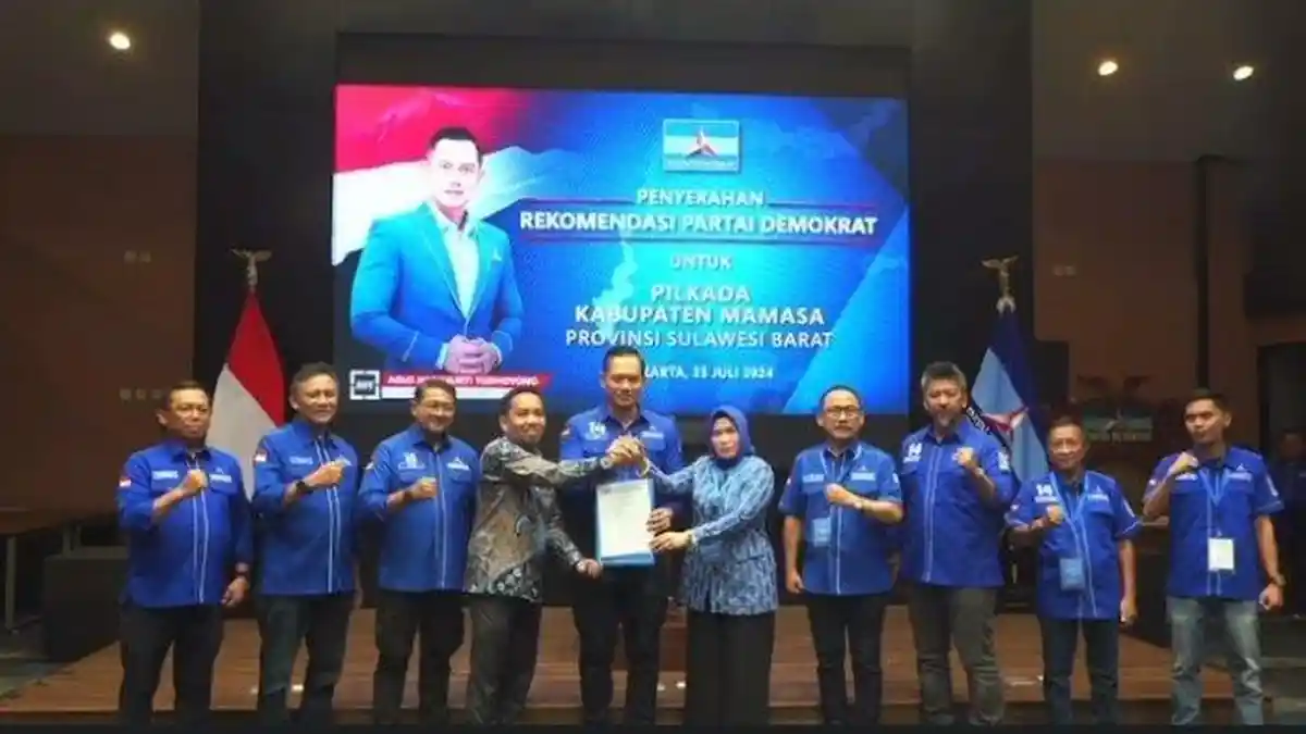 Demokrat Resmi Dukung Pasangan Ruslan-Andi Fatidha Maju Pilkada Mamasa 2024