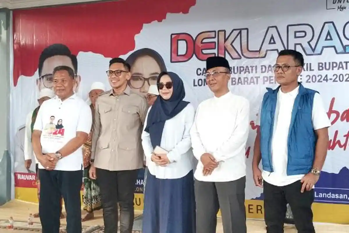 Duet Farin-Khaeratun Dapat Dukungan dari Dua Mantan Bupati Lombok Barat