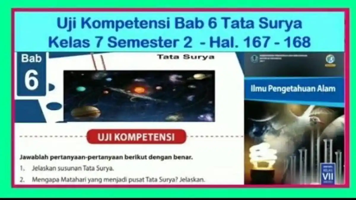 Soal & Kunci Jawaban IPA Kelas 7 SMP Halaman 167 168 Kurikulum 2013, Meteoroid, Meteor, dan Meteorit