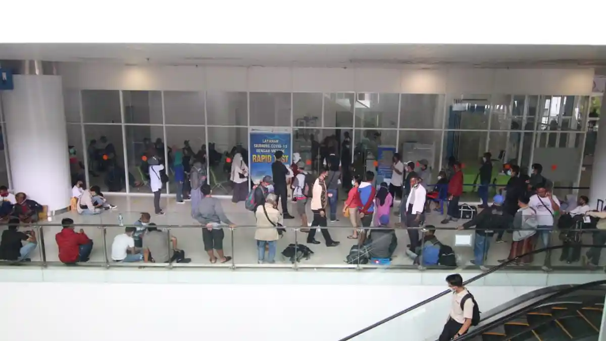 Murah, Alasan Penumpang Lakukan Rapid Test Antigen Covid-19 di Bandara SAMS Sepinggan Balikpapan