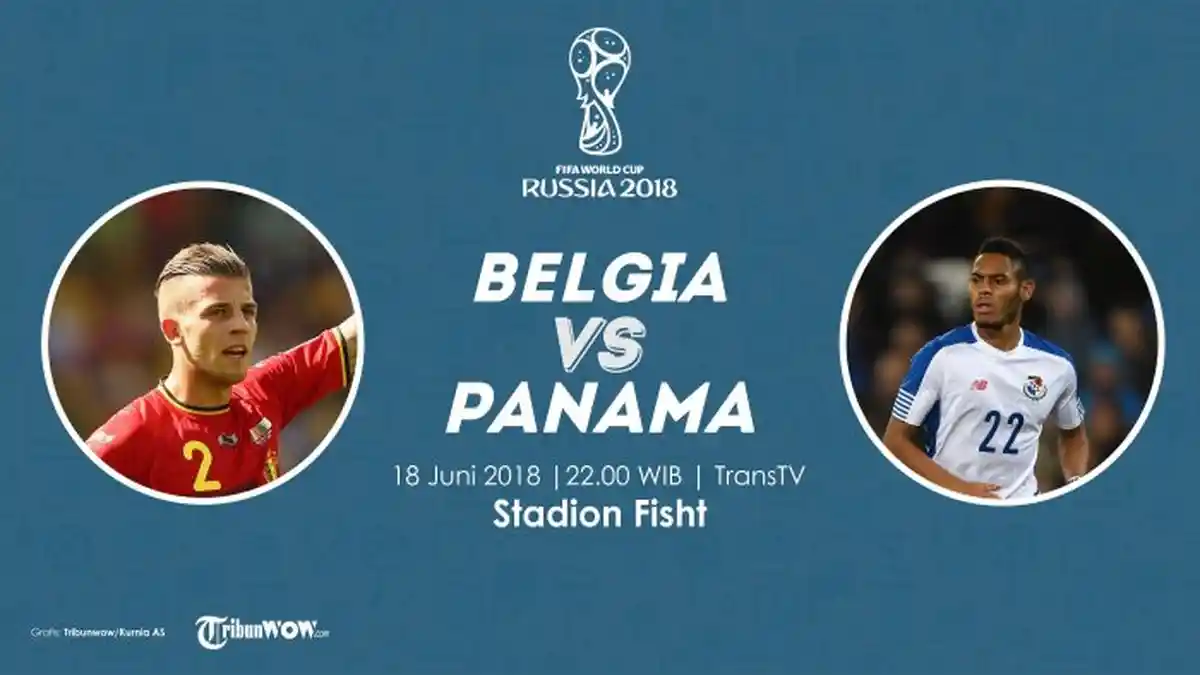 Jadwal Siar Piala Dunia 2018, Belgia Vs Panama Pukul 22.00 WIB: The Red Devils Lebih Pede