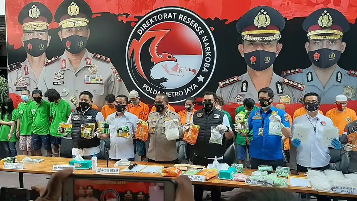 Lengangnya Ibukota Selama Pandemi Dimanfaatkan Pengedar, Tercatat Ada 30 Kasus Narkoba per Hari