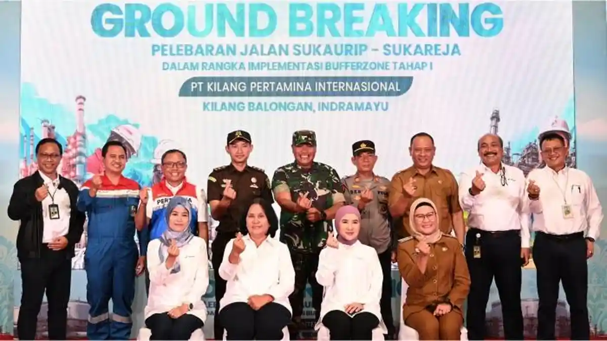 Groundbreaking Pelebaran Jalan Support Bupati Indramayu Luar Biasa Untuk Keselamatan Warga