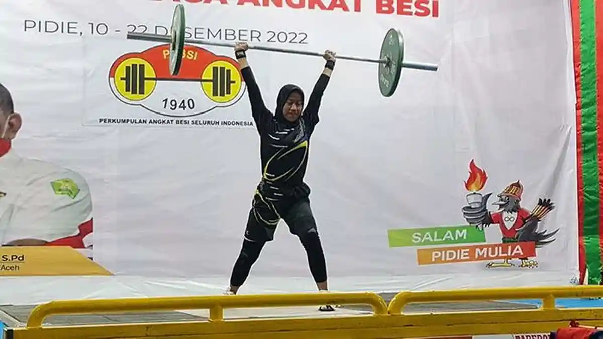 Aceh Raih 4 Emas,Kejurnas Angkat Besi