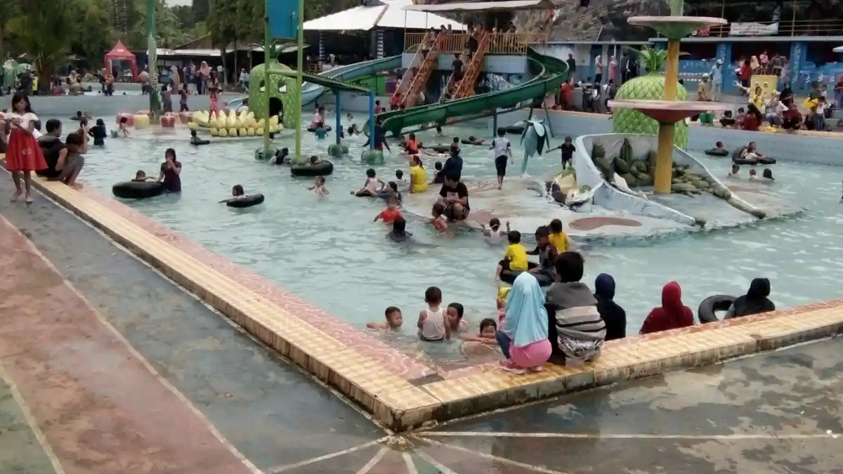 Tempat Rekreasi Butterfly Gisting Tanggamus Dipadati Pengunjung