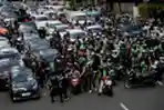 Aksi Massa Driver Online Bubarkan Aplikator Nakal di Jawa Timur