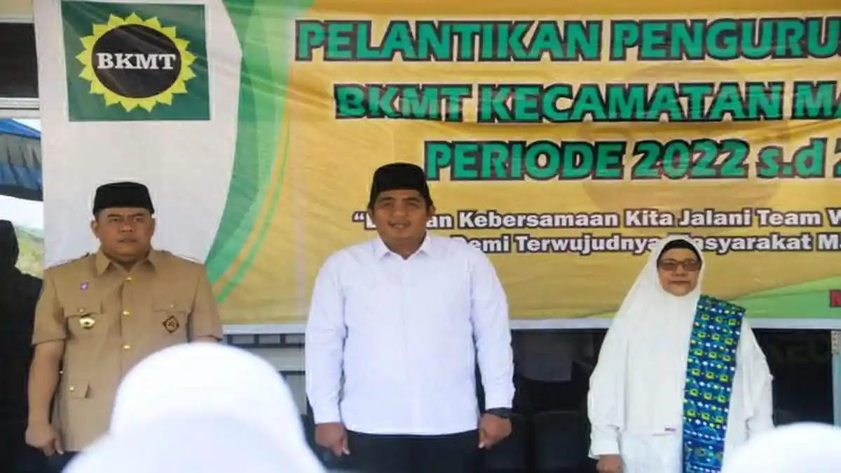 Plt Bupati Bintan Roby Kurniawan Kukuhkan BKMT Kecamatan Mantang, Ini Harapannya