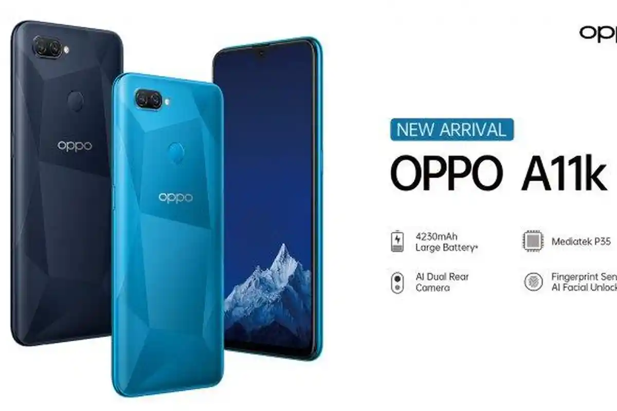 Ini Spesifikasi Lengkap Oppo A11k, Smartphone Murah Rp 1,7 Jutaan dari Oppo, Baterainya 4230 mAh