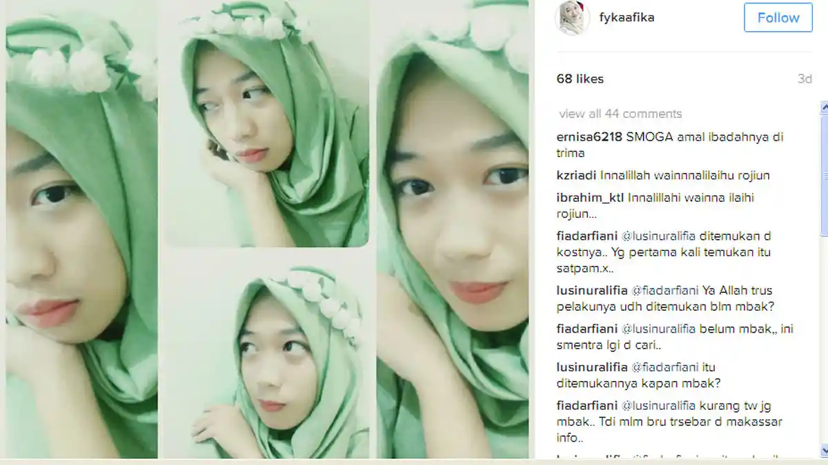 Di Dahi Kanan Rafika Hasanuddin Terdapat Luka Bekas Hantaman Benda Tumpul
