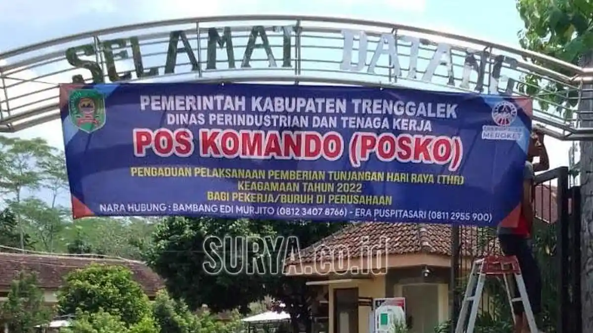 Disperinaker Kabupaten Trenggalek Buka Posko Aduan THR, di Sini Lokasinya