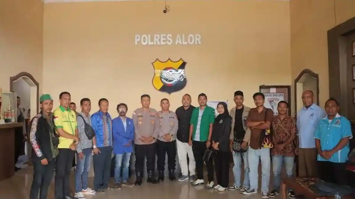 GAMKI Alor dan Pimpinan OKP Cipayung Temui Forkopimda Bahas Solusi Perdamaian Tawuran Pemuda