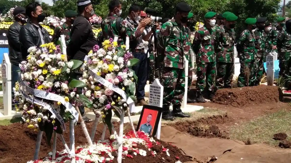Pemakaman Serda Rizal Bertepatan dengan Hari Ulang Tahunnya, Harusnya Tahun Depan Menikah
