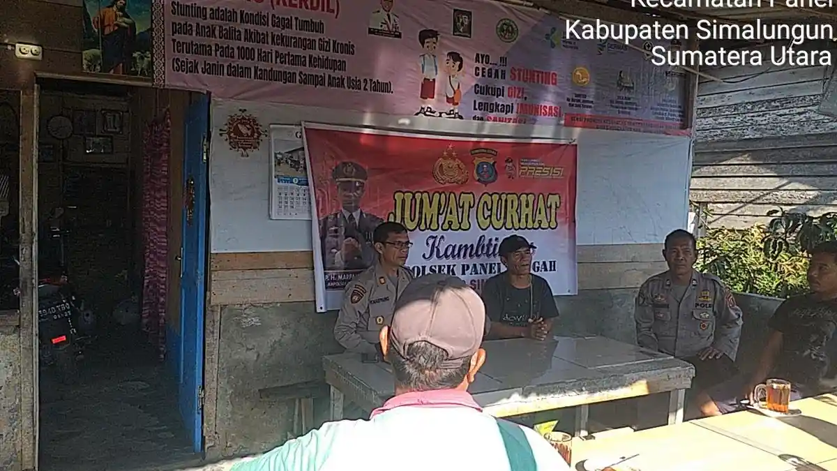 Kapolsek Panei Imbau Warga Jaga Ketentraman di Lingkungan Masing-masing