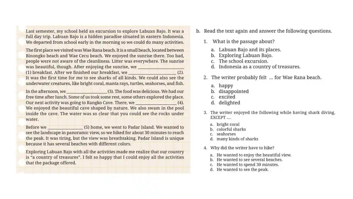 Kunci Jawaban Bahasa Inggris Kelas 9 Halaman 113, 114, 115 Kurikulum Merdeka, Section 5 - Reading