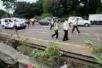 Olah TKP Kecelakaan Anak Ahmad Dhani