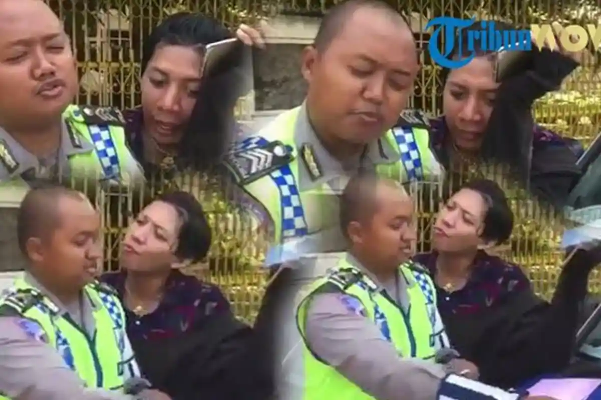 Pria Manja dan Centil Kena Tilang, Videonya Viral, Netizen Jadi Salut Sama Reaksi Polisi Ini