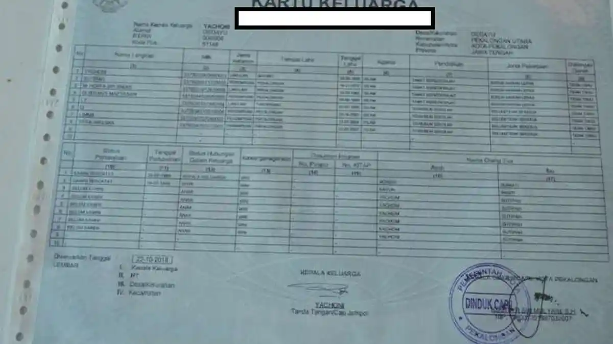 Hotline Semarang : Istri Warga Negara Malaysia, Ingin Buat KK