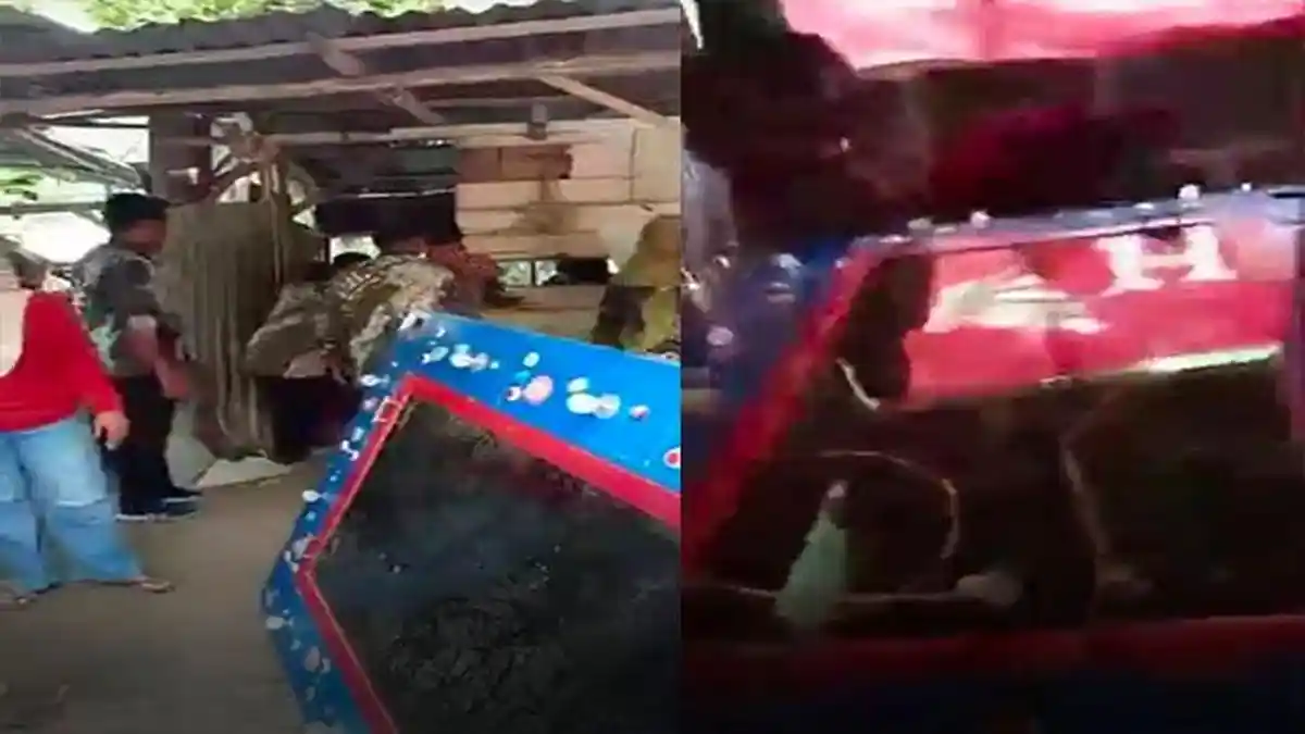 Emak-emak Gerebek Lokasi Perjudian, Angkat Mesin Judi Tembak Ikan ke Truk untuk Diserahkan ke Polisi