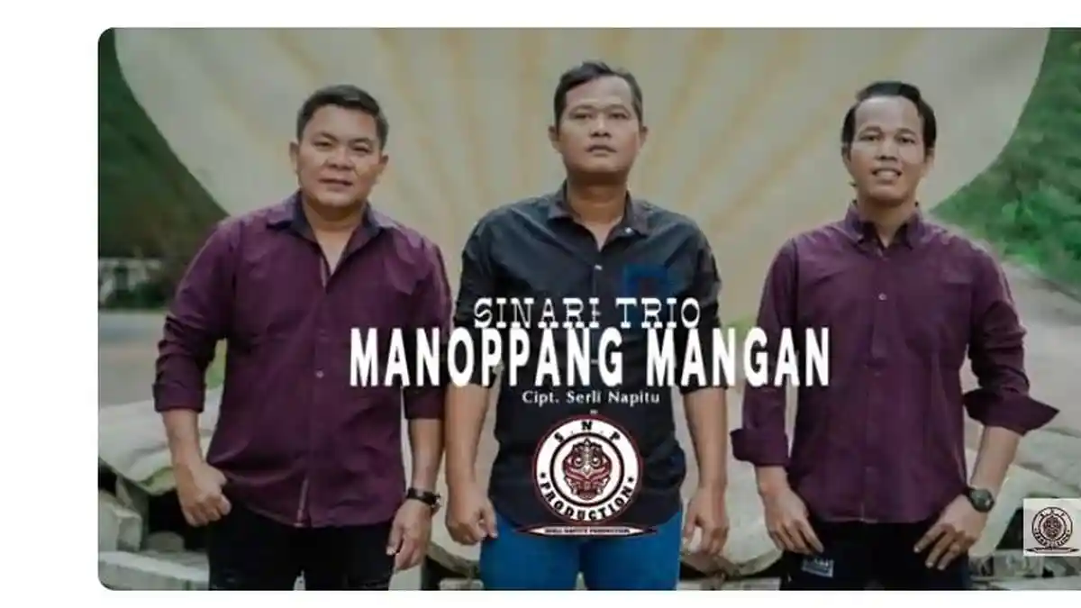 Lirik Lagu Batak Manoppang Mangan yang Dipopulerkan oleh Sinari Trio