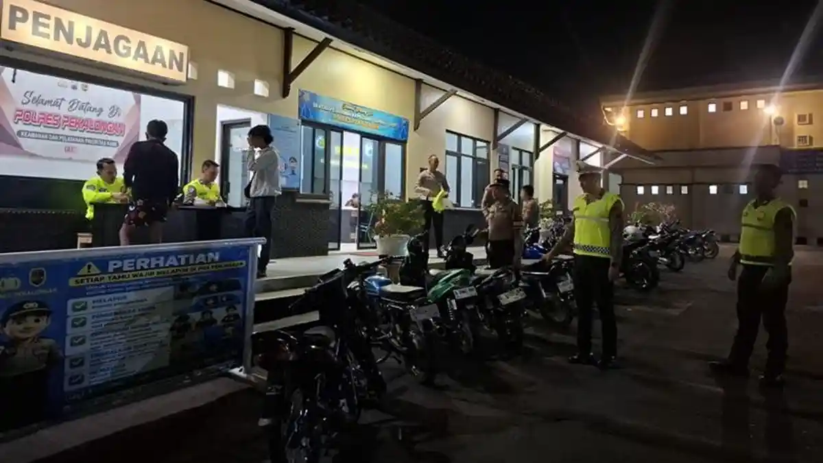 Bikin Bising Malam Minggu di Pekalongan, 13 Motor Berknalpot Brong Ditilang
