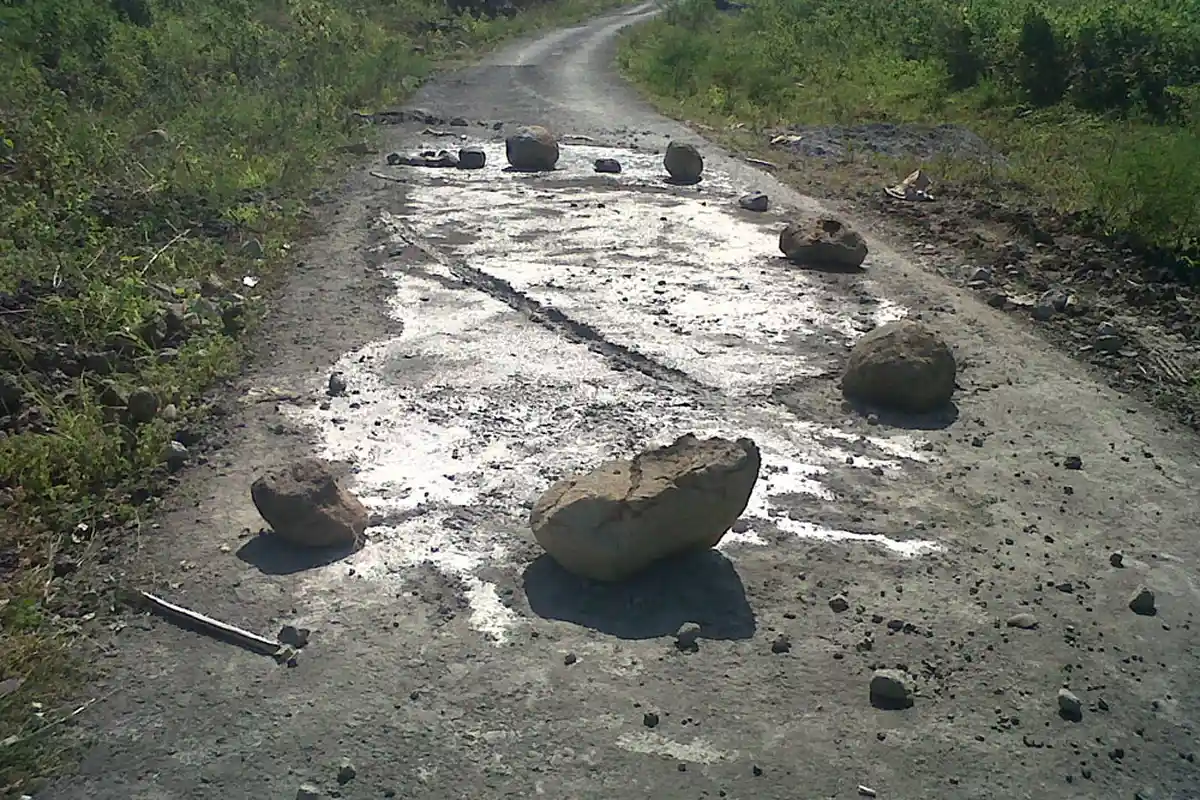 Satu Titik Kerusakan di Jalan Lehong Jengok Telah Diperbaiki